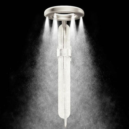 MOEN Nebia N207R0SRN 7.9-Inch One-Function Spa Rainshower in Spot Resist Brushed Nickel