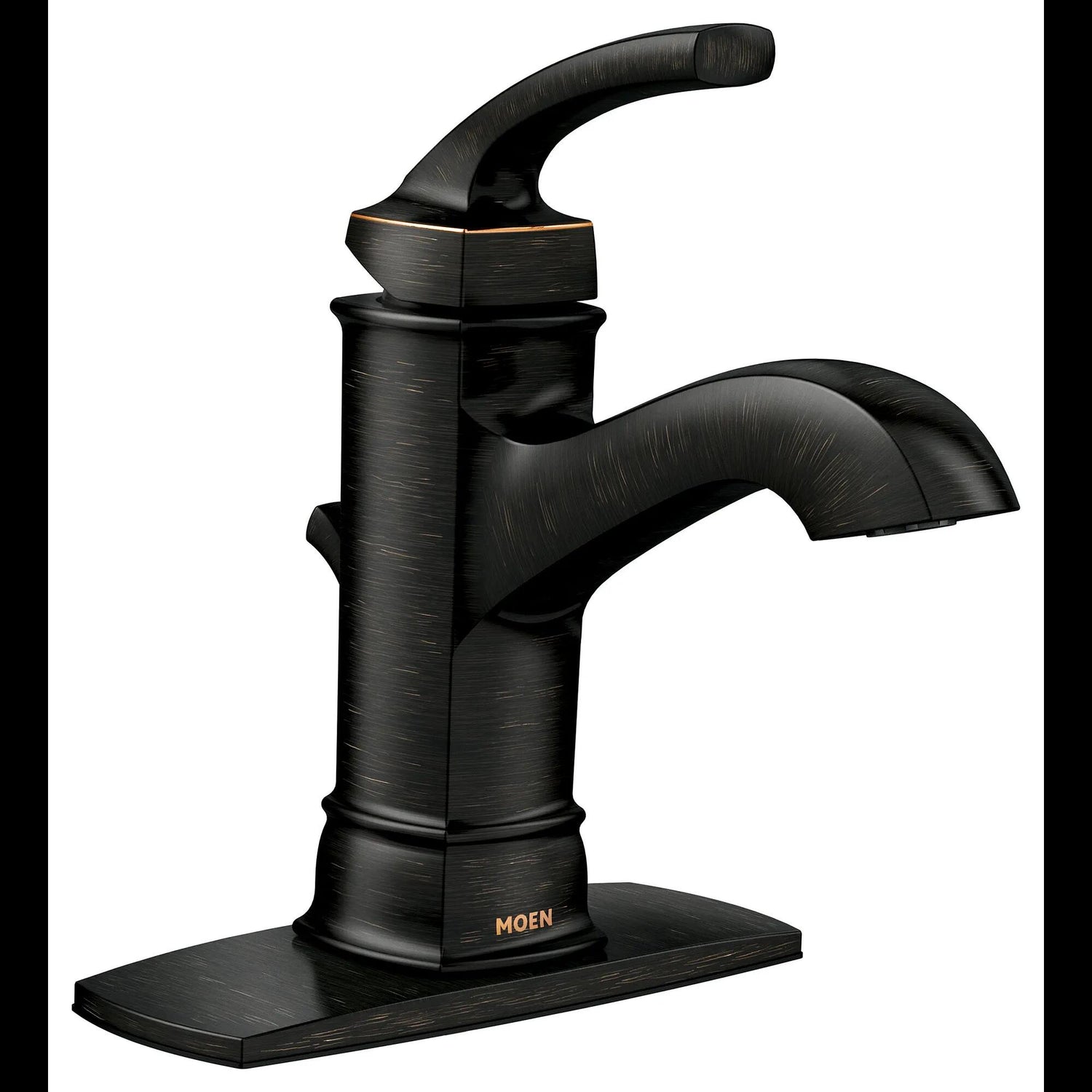 MOEN Hensley WS84414MBRB Single Hole 1-Handle Bathroom Faucet in Mediterranean Bronze