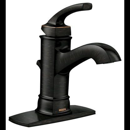 MOEN Hensley WS84414MBRB Single Hole 1-Handle Bathroom Faucet in Mediterranean Bronze