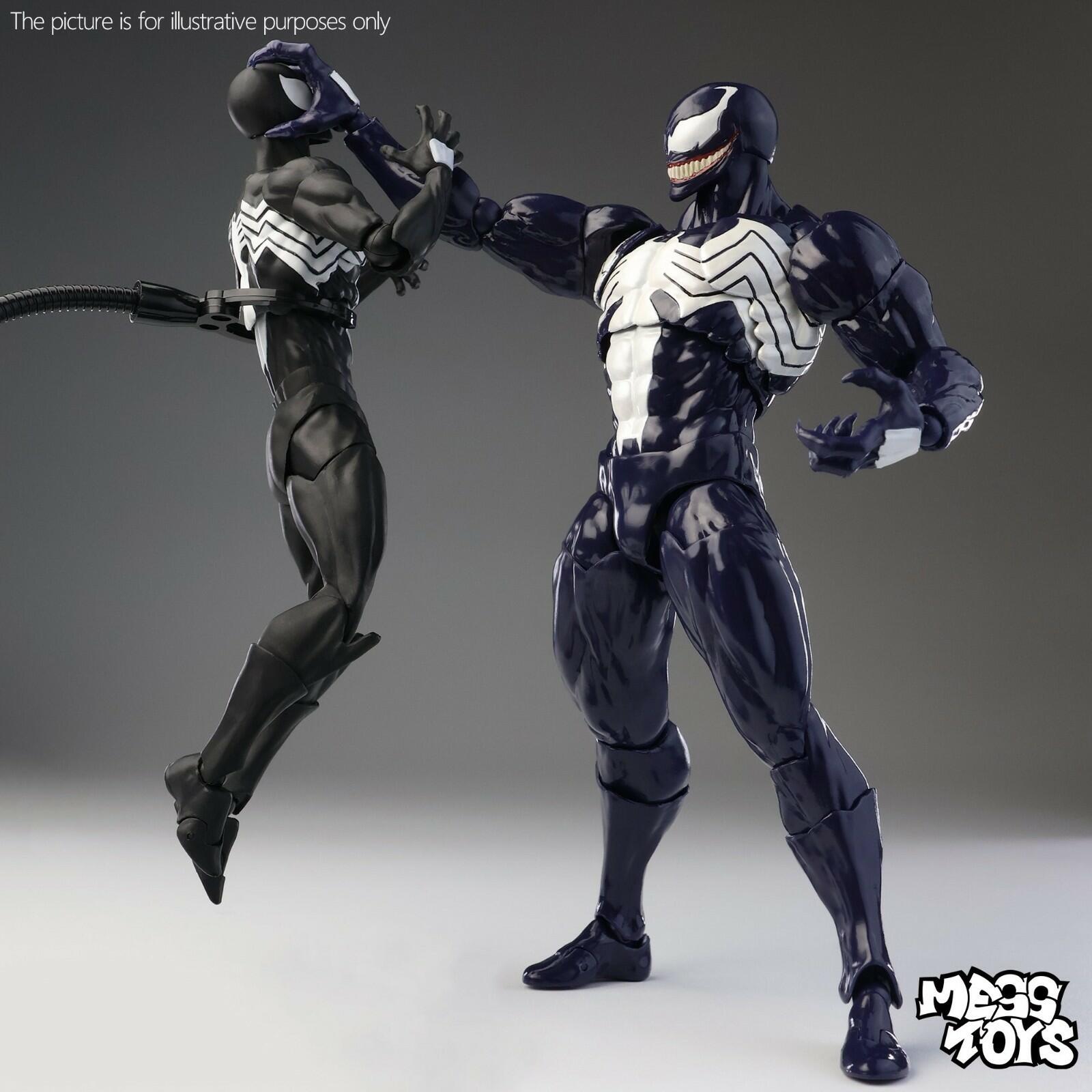 Mess Toys Venom Lethal Neighbor Spider-Man Symbiote 1/12 Action Figure Toy