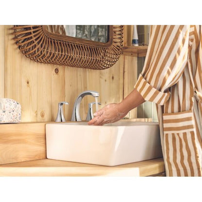 MOEN Graeden 84138 Two-Handle Widespread Bathroom Sink Faucet in Chrome (Valve Included)