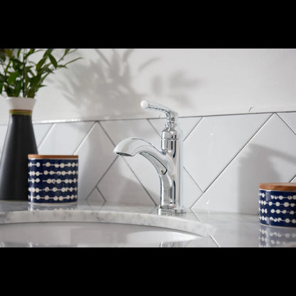 MOEN Hilliard 84535 One-Handle Single-Hole Bathroom Faucet in Chrome (Drain Included)