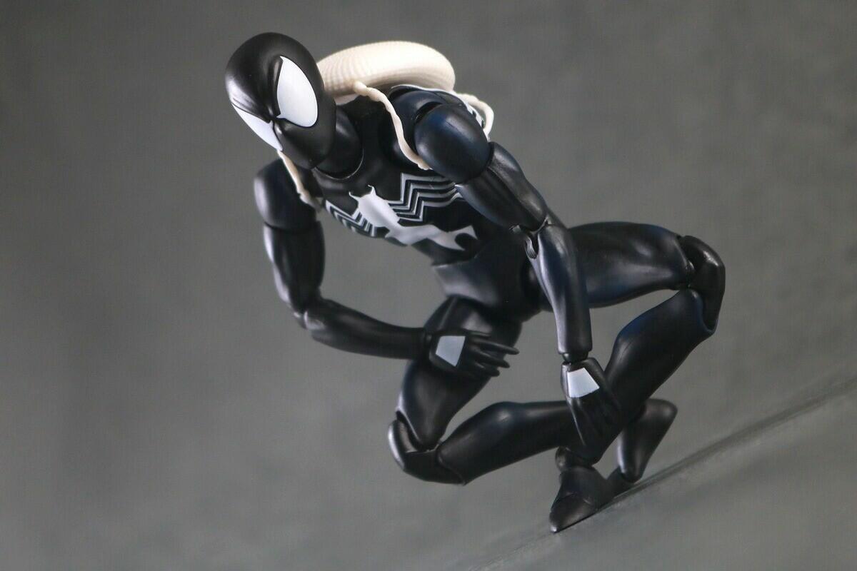 CT Toys Spider-Man Black Costume Spiderman 6" Action Figure Toy Mafex 