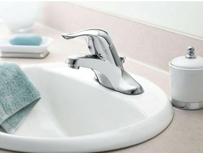 Chateau One Lever Handle Low Arc Bathroom Faucet