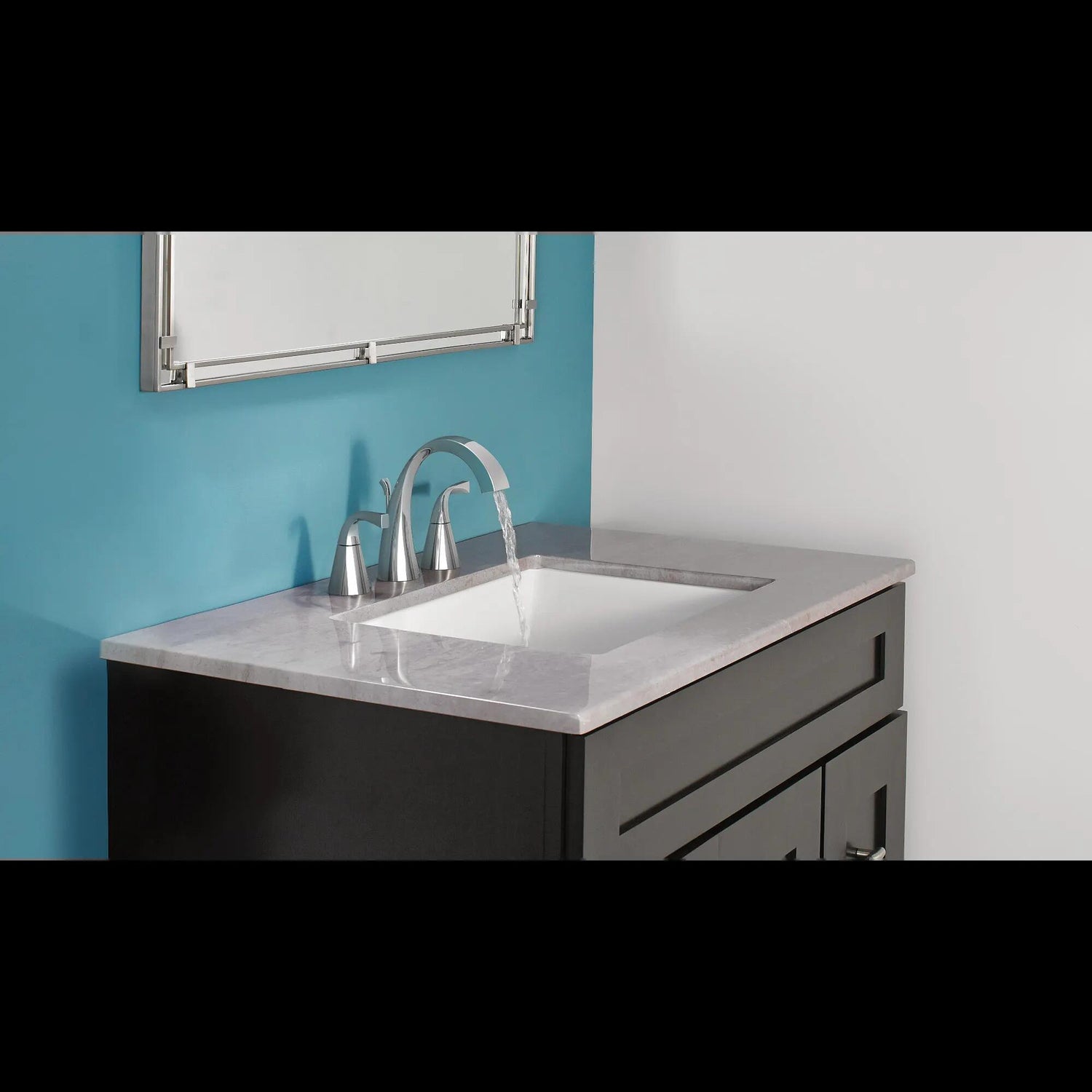 MOEN Oxby WS84661 Two-Handle Widespread Bathroom Sink Faucet in Chrome