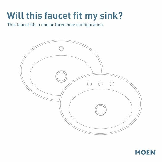 MOEN Genta 6706BZG LX Single Hole Single-Handle Bathroom Faucet in Bronzed Gold (Drain Included)