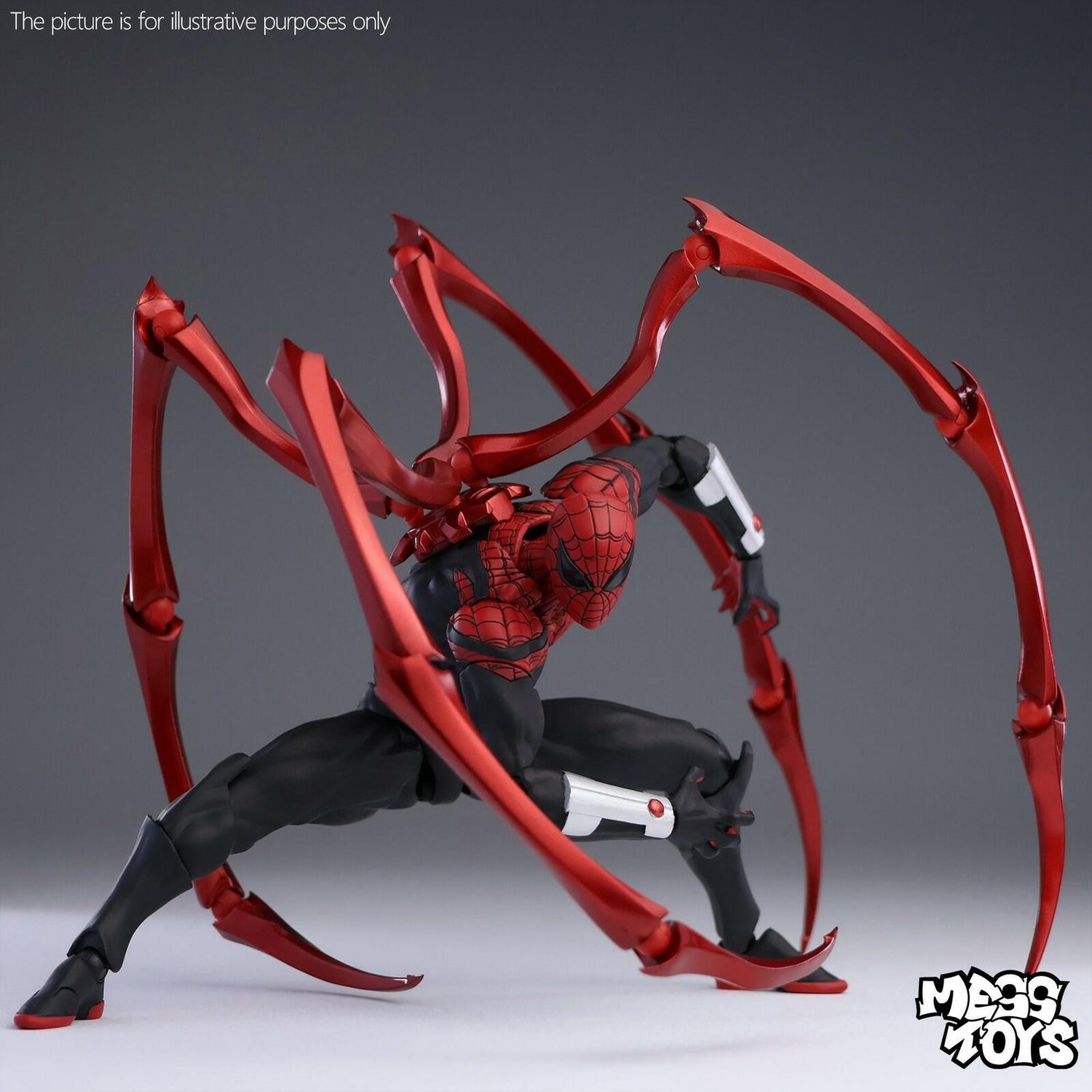 Mess Toys Superior Spiderman Octopus Spider Action Figure Toy