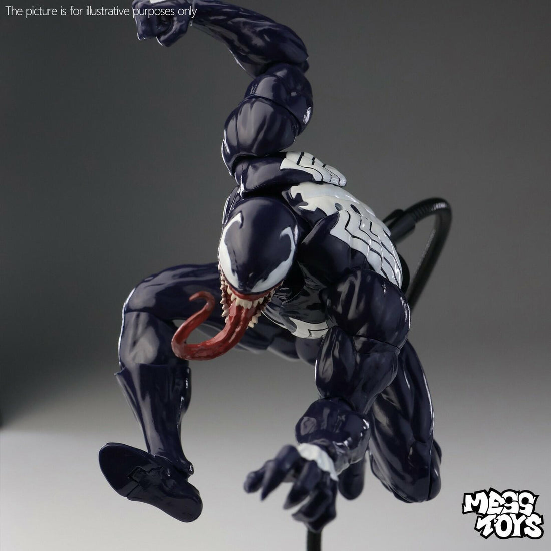 Mess Toys Venom Lethal Neighbor Spider-Man Symbiote 1/12 Action Figure Toy