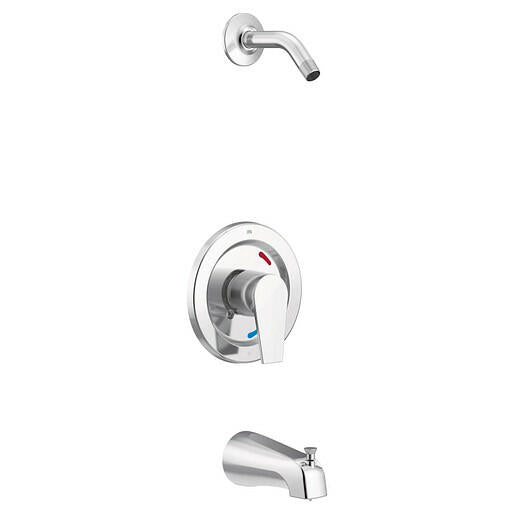 MOEN Slate 48003NHBLGR One-Handle Tub &amp; Shower Trim Matte Black (Valve Required)