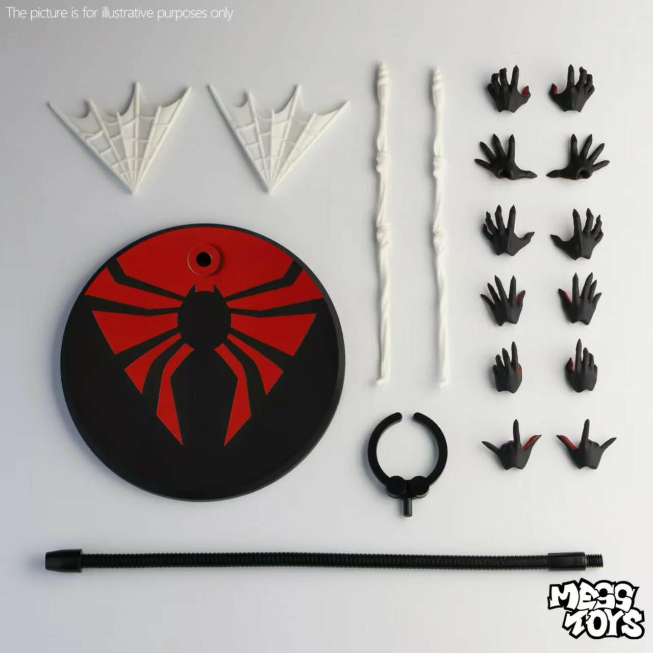 Mess Toys Superior Spiderman Octopus Spider Action Figure Toy