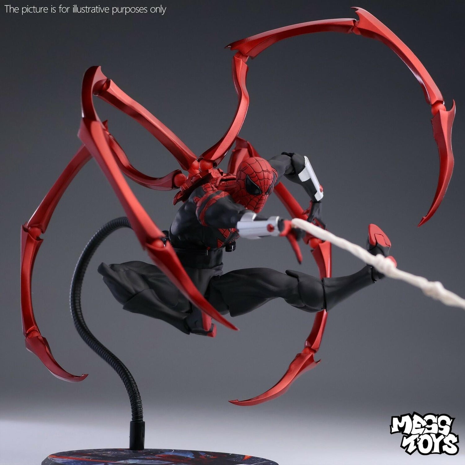 Mess Toys Superior Spiderman Octopus Spider Action Figure Toy