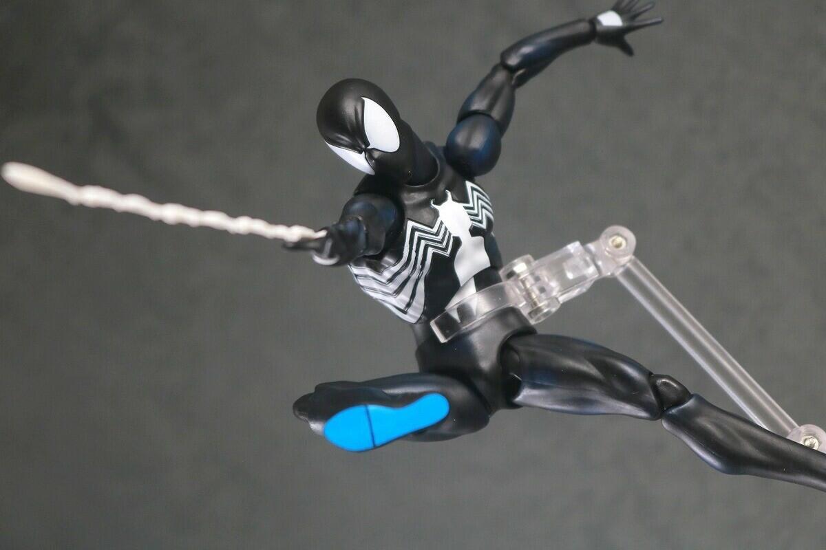 CT Toys Spider-Man Black Costume Spiderman 6" Action Figure Toy Mafex 