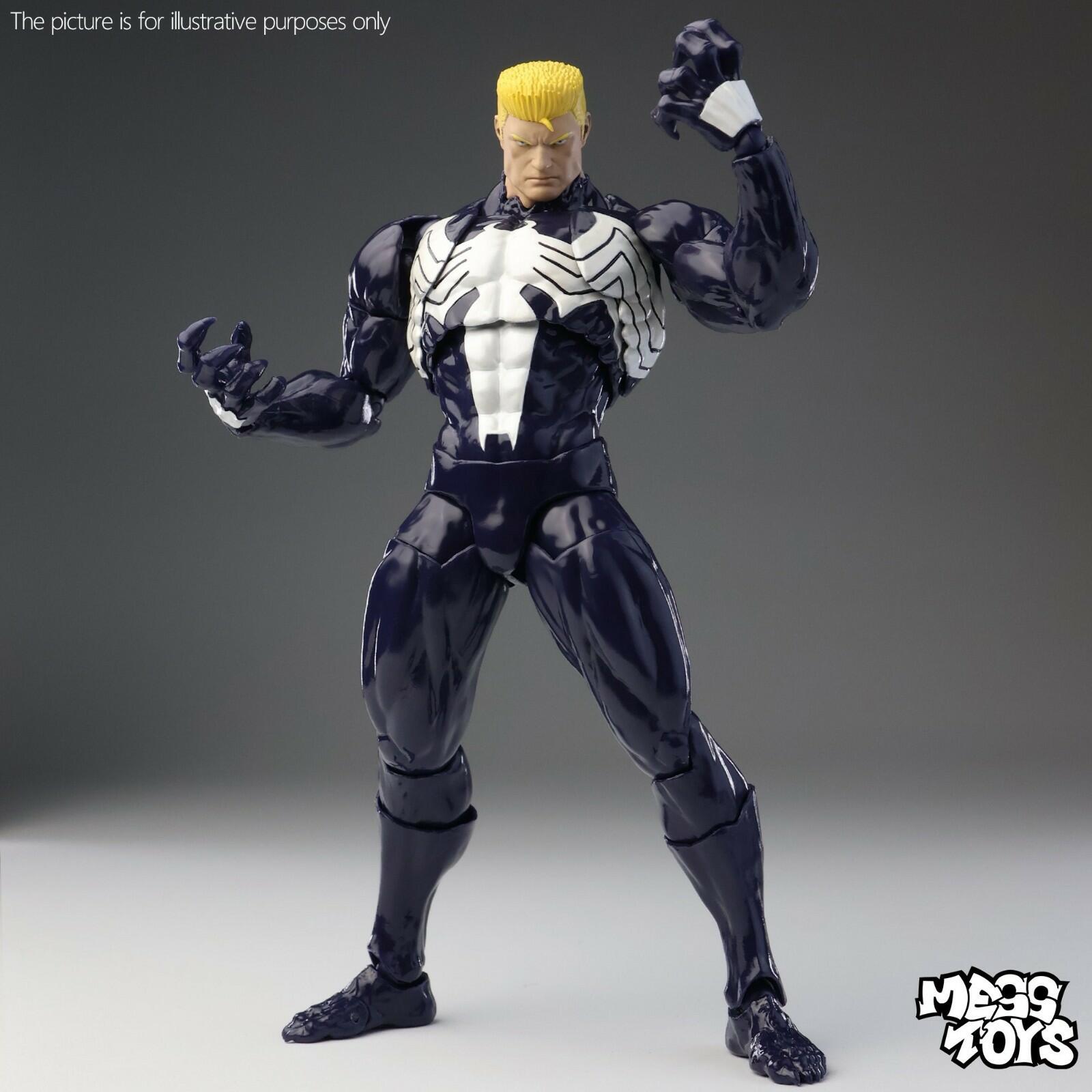 Mess Toys Venom Lethal Neighbor Spider-Man Symbiote 1/12 Action Figure Toy