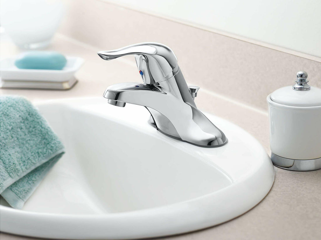 MOEN Chateau L4601 4-Inch Centerset Single Handle Bathroom Faucet in Chrome