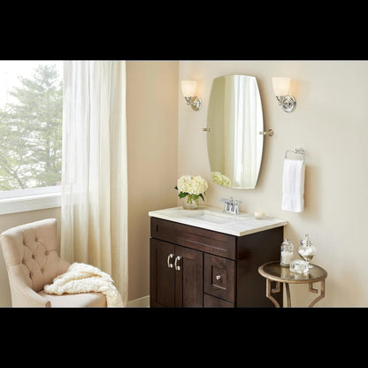 MOEN Dartmoor 66802 Centerset Two-Handle Bathroom Sink Faucet in Chrome