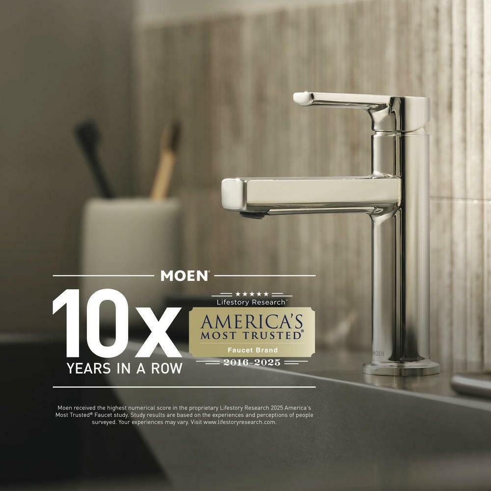 MOEN Nio S5550BL One-Handle High Arc Beverage Faucet in Matte Black