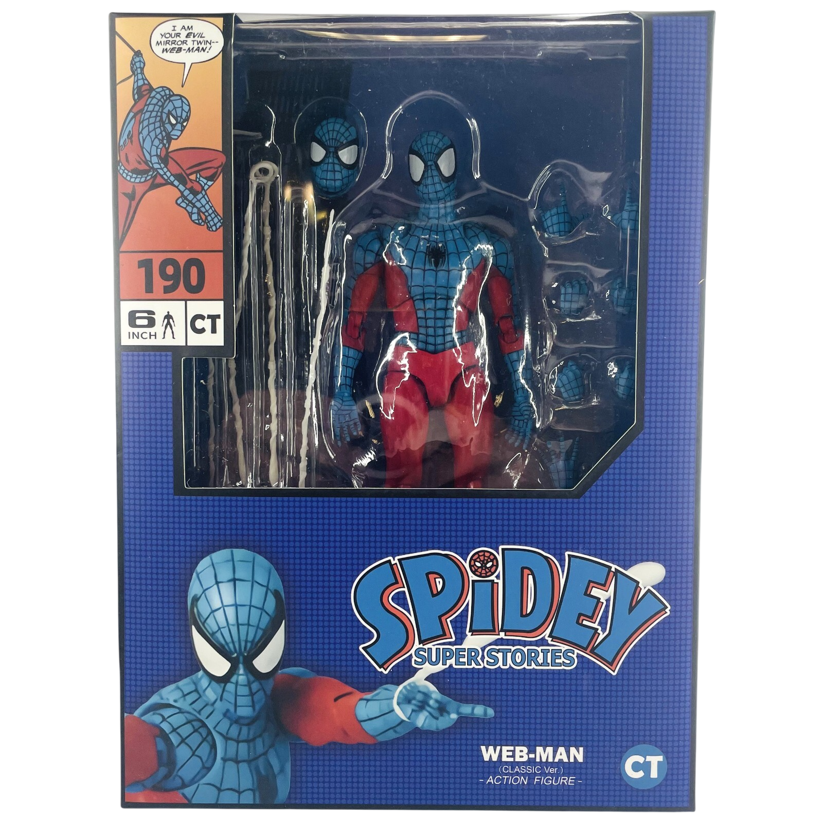 CT Toys Spidey Super Stories Web-Man Spiderman 6 inch Action Figure Toy 
