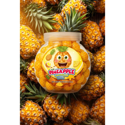 Zoomi Gushmello Candy Fruity Gummy Marshmallow Filled Center 55 Pieces Jar