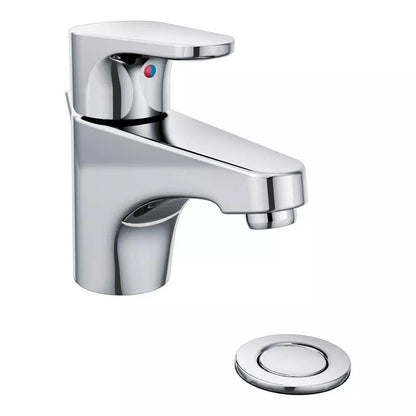 MOEN Edgestone 46100 One-Handle Bathroom Sink Faucet in Chrome (Drain Included)