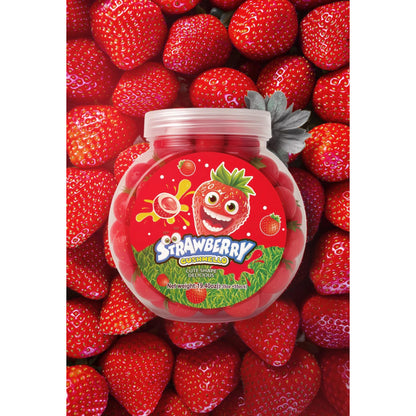 Zoomi Gushmello Candy Fruity Gummy Marshmallow Filled Center 55 Pieces Jar