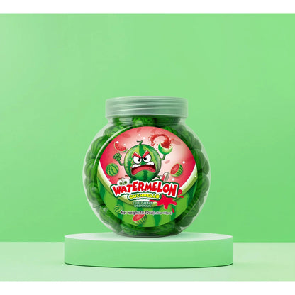 Zoomi Gushmello Candy Fruity Gummy Marshmallow Filled Center 55 Pieces Jar