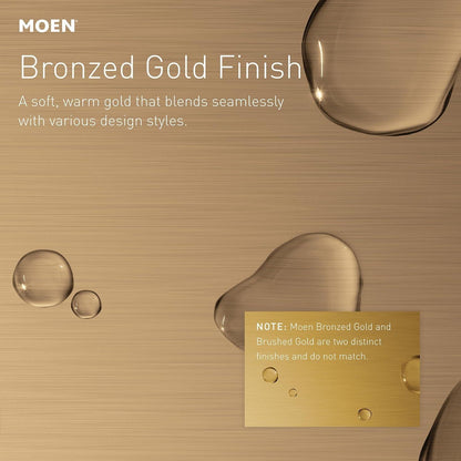 MOEN Jase T2195BZG Posi-Temp Two-Handle 3-Function Transfer Valve Trim in Bronzed Gold (Valve Required)