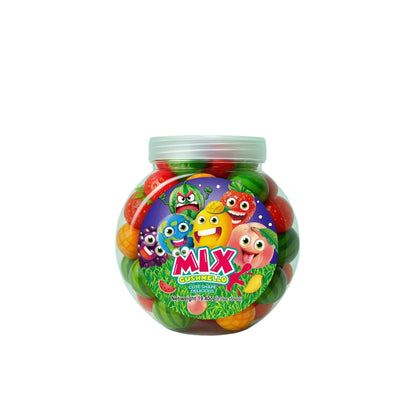 Zoomi Gushmello Candy Fruity Gummy Marshmallow Filled Center 55 Pieces Jar