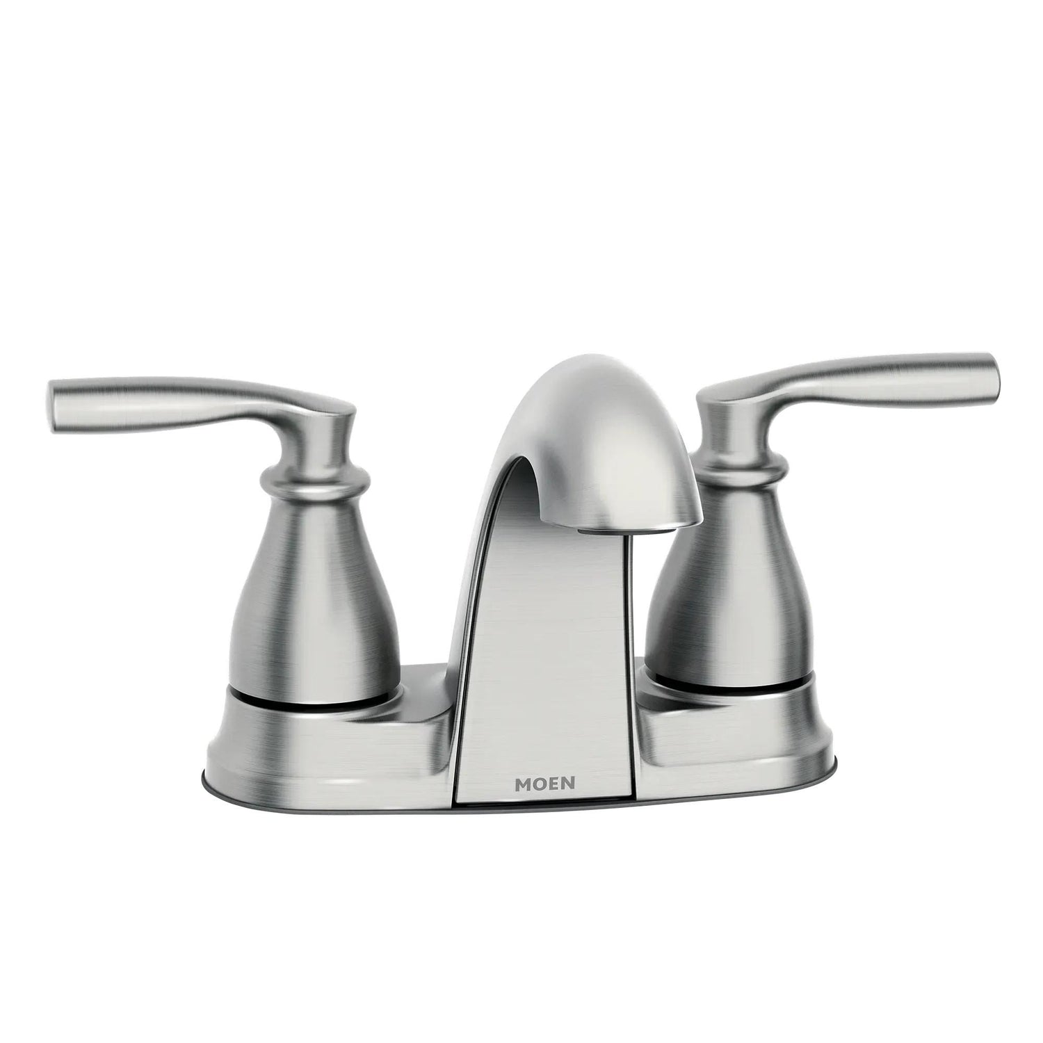 MOEN Hilliard 84532SRN Two-handle Centerset Bathroom Sink Faucet in Spot Resist Brushed Nickel