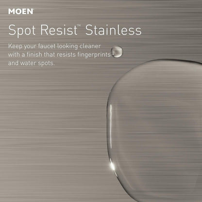 MOEN Caldwell 84349SRN Two-Handle Widespread Bathroom Faucet in Spot Resist Brushed Nickel (Valve Included)
