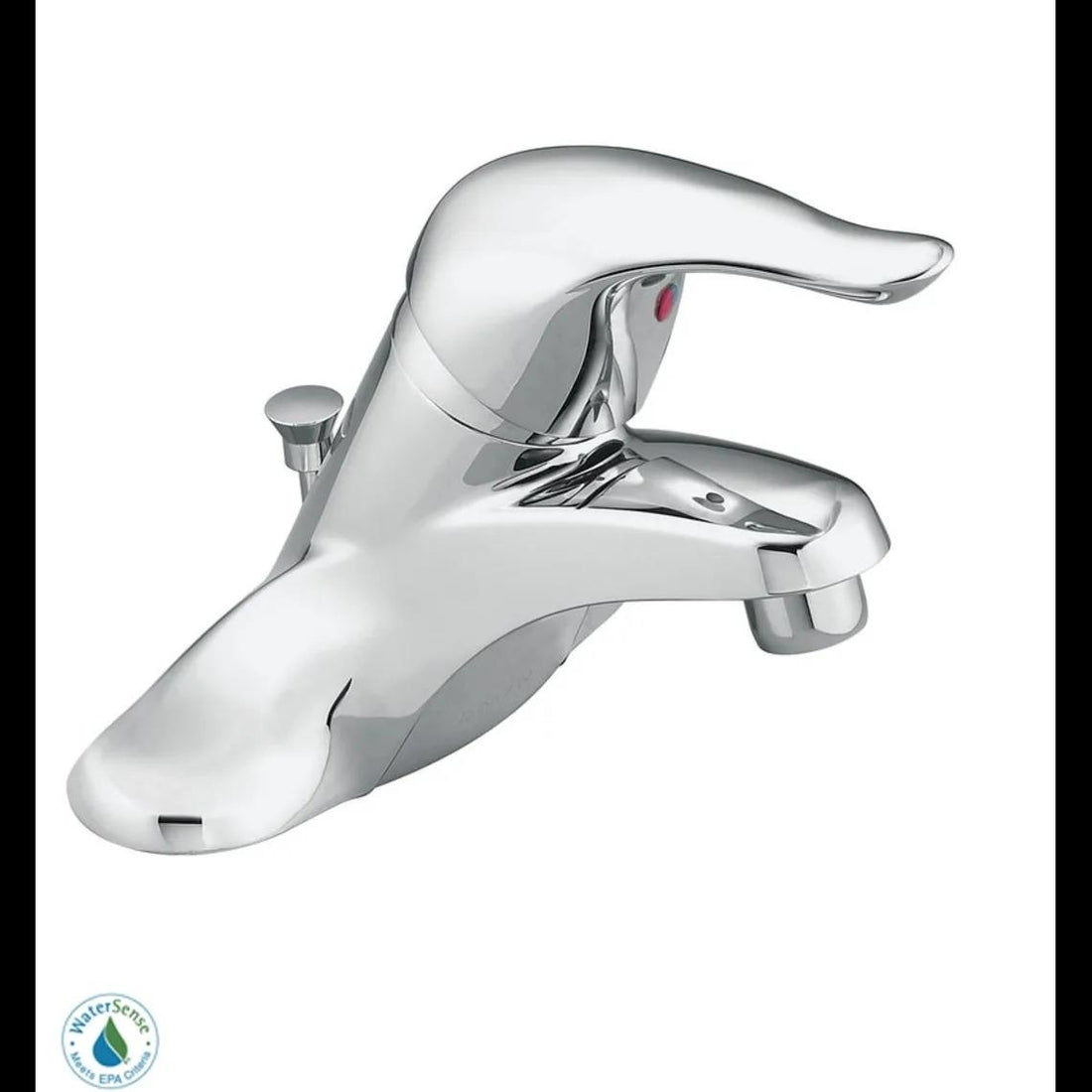 Chateau One Lever Handle Low Arc Bathroom Faucet