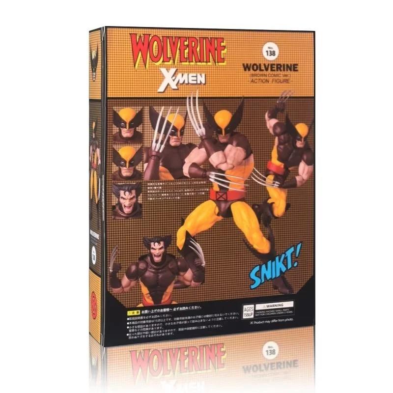 CT Toys Wolverine X-Men Brown Comic Version 6" Action Figure Toy 