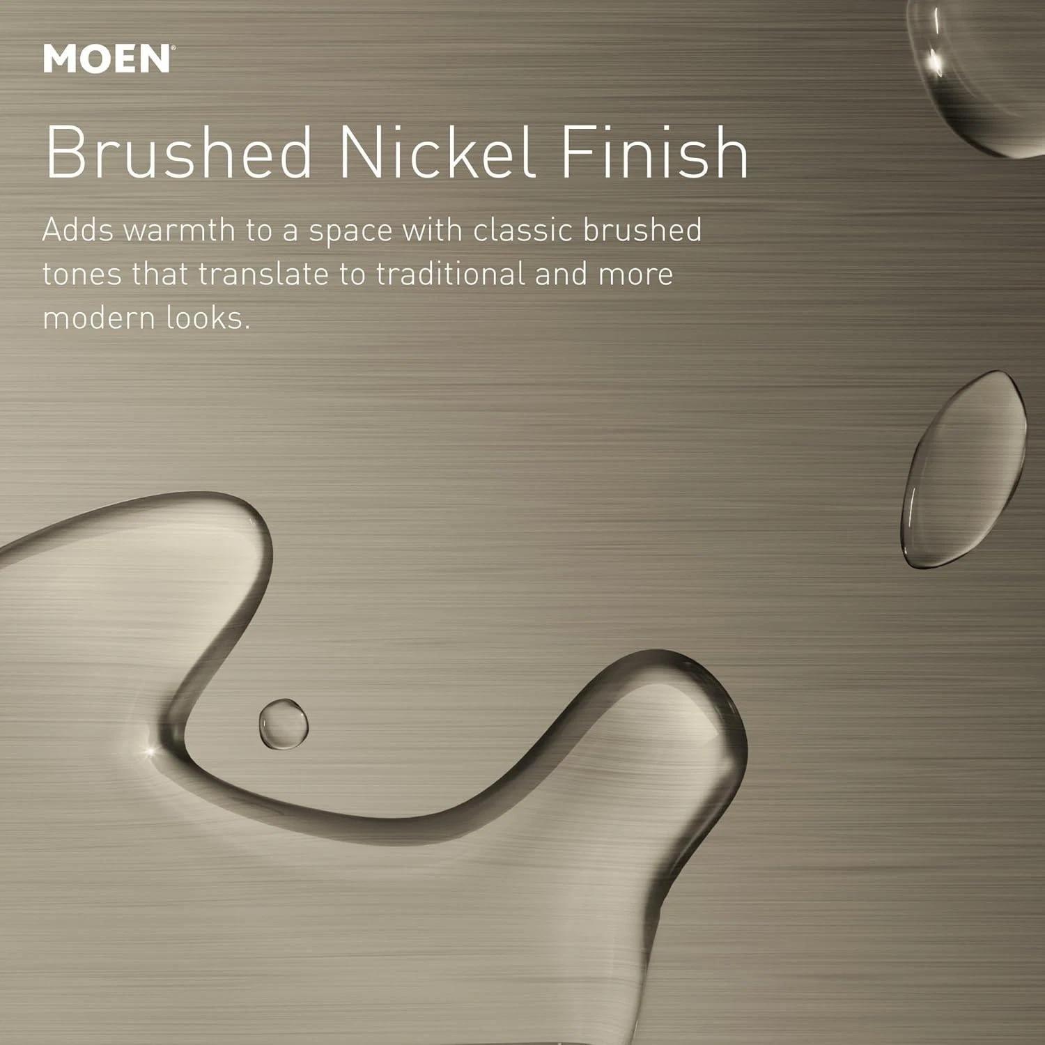 MOEN Jase T2413EPBN One-Handle Posi-Temp Tub and Shower Trim with Diverter Tub Spout in Brushed Nickel (Valve Required)