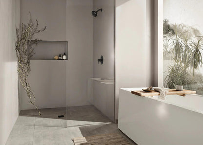 MOEN Rinza 82628BL One-Handle Bathtub and shower Faucet in Matte Black (Valve Included)