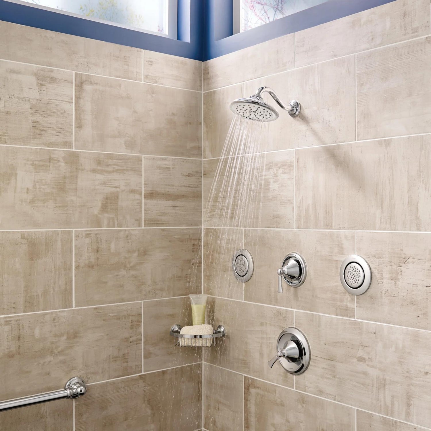 MOEN Wynford T4511NL Single-Handle Transfer Valve Trim Kit in Polished Nickel (Valve Not Included)