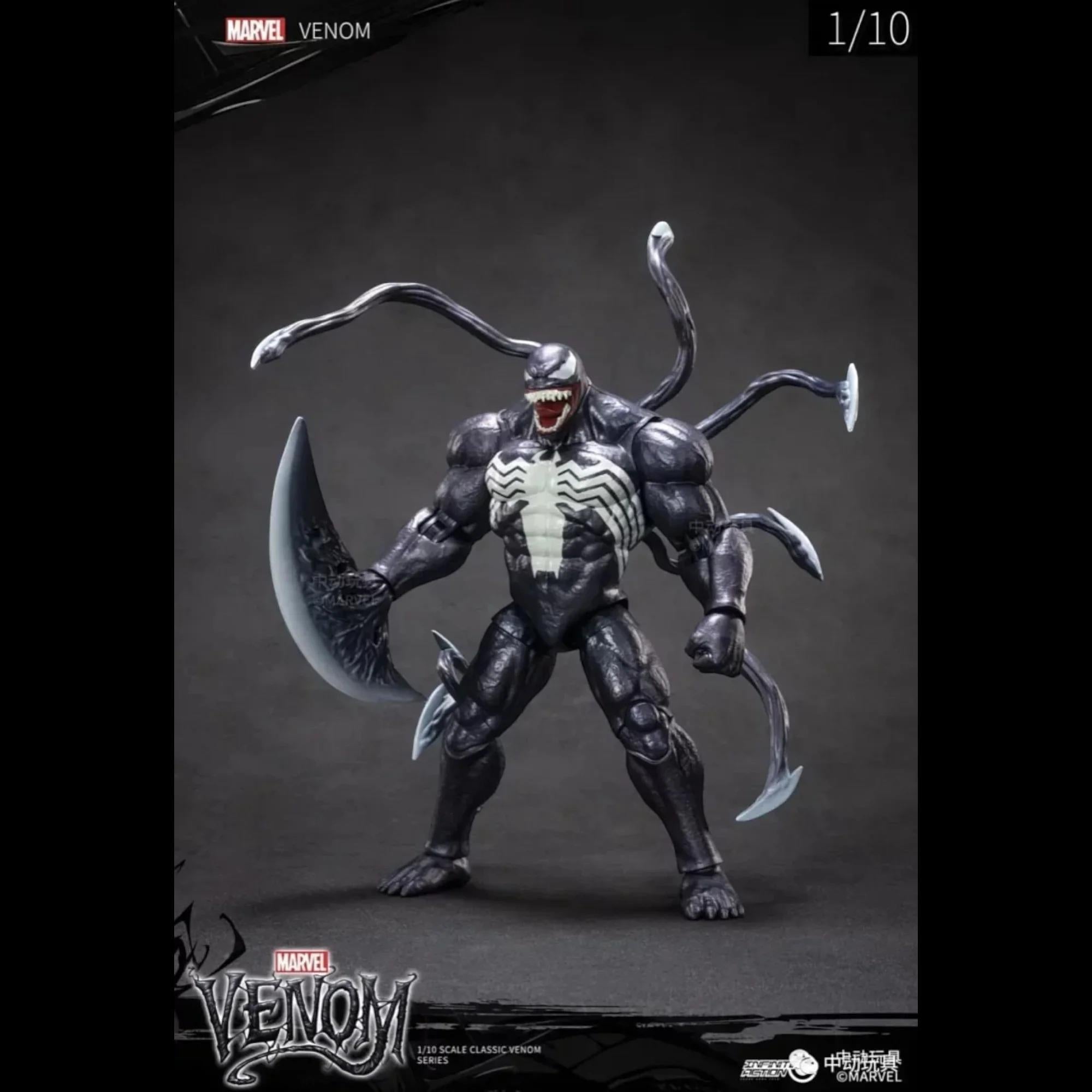 ZD Toys Marvel Venom Real Name: Eddie Brock Action Figure 1/10 Collection Model
