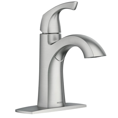 MOEN Lindor 84505SRN Single Handle Lavatory Faucet in Brushed Nickel