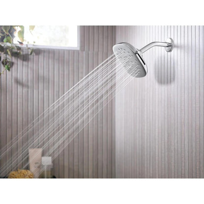 MOEN Verso 220R5EPBL Eco-Performance Infiniti Dial Square Rain Shower Head in Matte Black