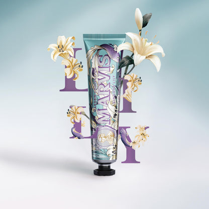 Marvis Toothpaste  Whitening Mint, Licorice, Sinuous Lily, Vegan Cruelty-Free 85 ml