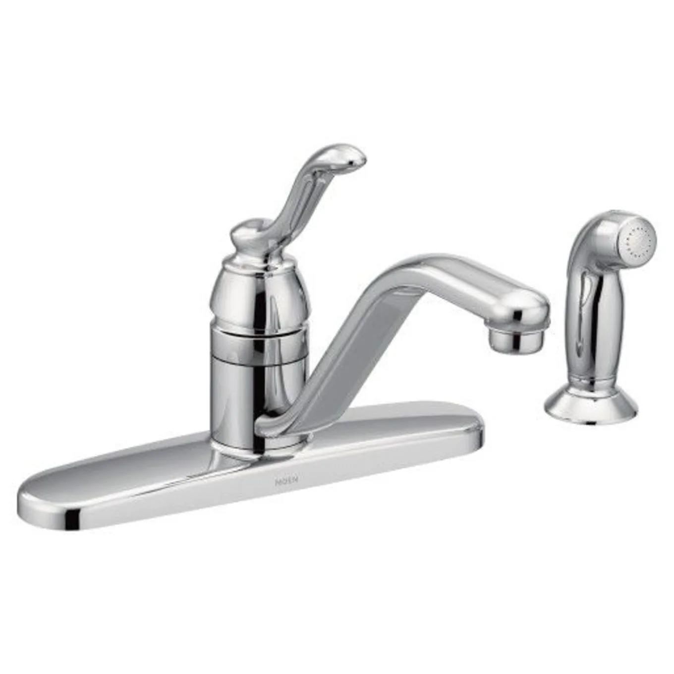 MOEN Banbury 7051 One Handle Kitchen Faucet in Chrome