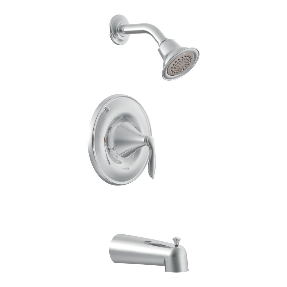 MOEN Eva T62133 Posi-Temp Pressure Balanced Tub and Shower Trim in Chrome (Valve Not Included)