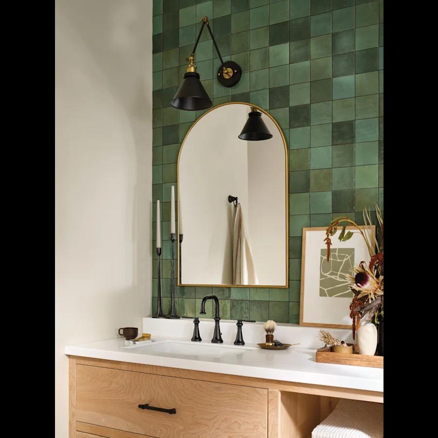 MOEN Colinet TVS44102 Two-Handle Widespread Bathroom Sink Faucet in Matte Black (Valve Included)