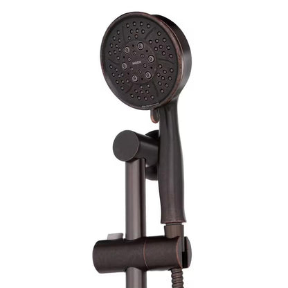 MOEN Eco-Performance 3667EPORB 4-Spray Handheld Showerhead with Slide Bar in Oil Rubbed Bronze