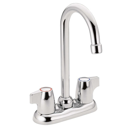 MOEN Chateau 4903 2-Handle High-Arc Bar Faucet in Chrome
