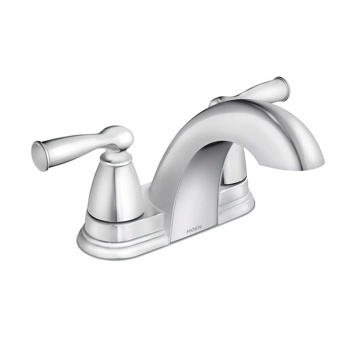 MOEN Banbury 84942 Centerset  Double Handle Low-Arc Bathroom Faucet in Chrome