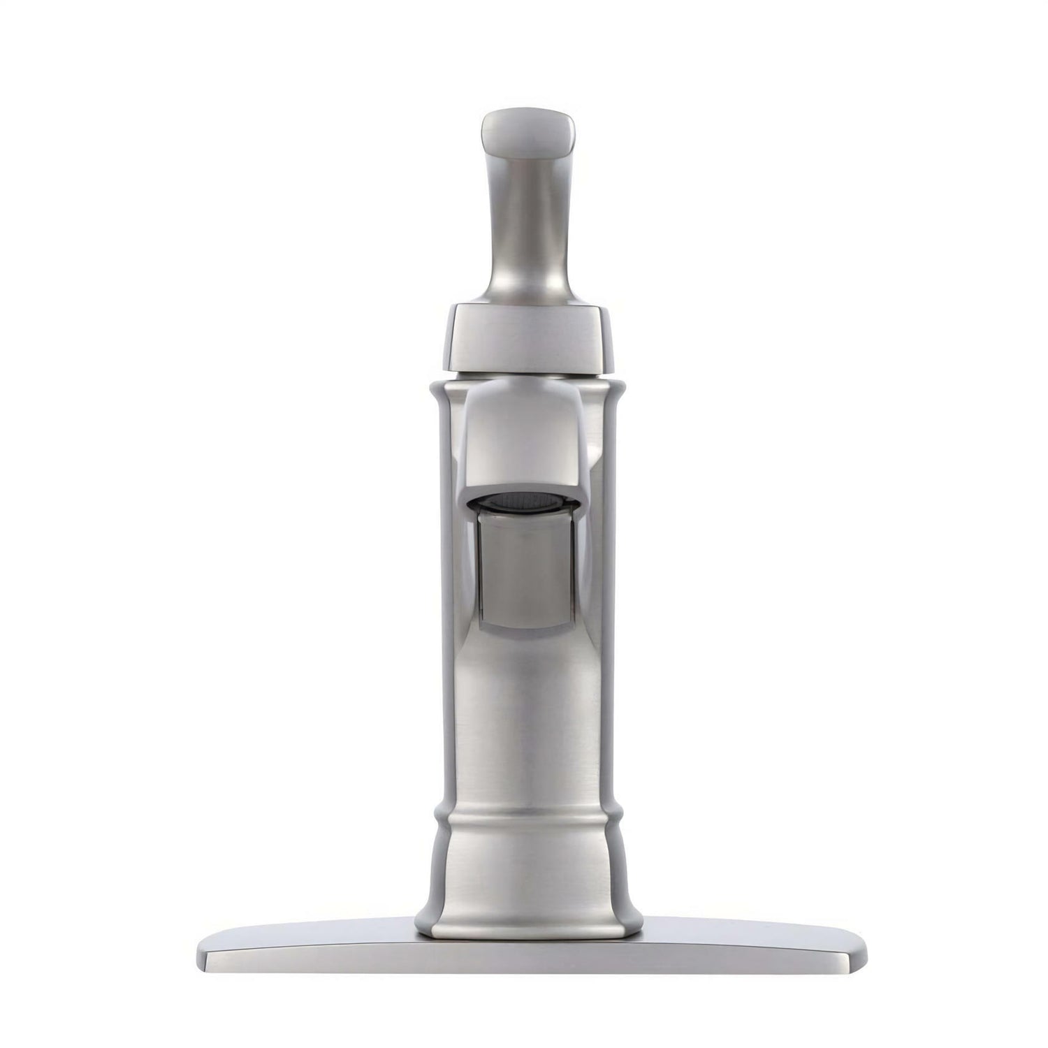 MOEN Hensley WS84414MSRN Single Hole Single-Handle Bathroom Faucet in Spot Resist Brushed Nickel