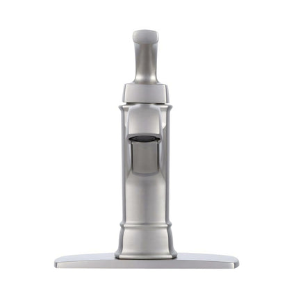 MOEN Hensley WS84414MSRN Single Hole Single-Handle Bathroom Faucet in Spot Resist Brushed Nickel