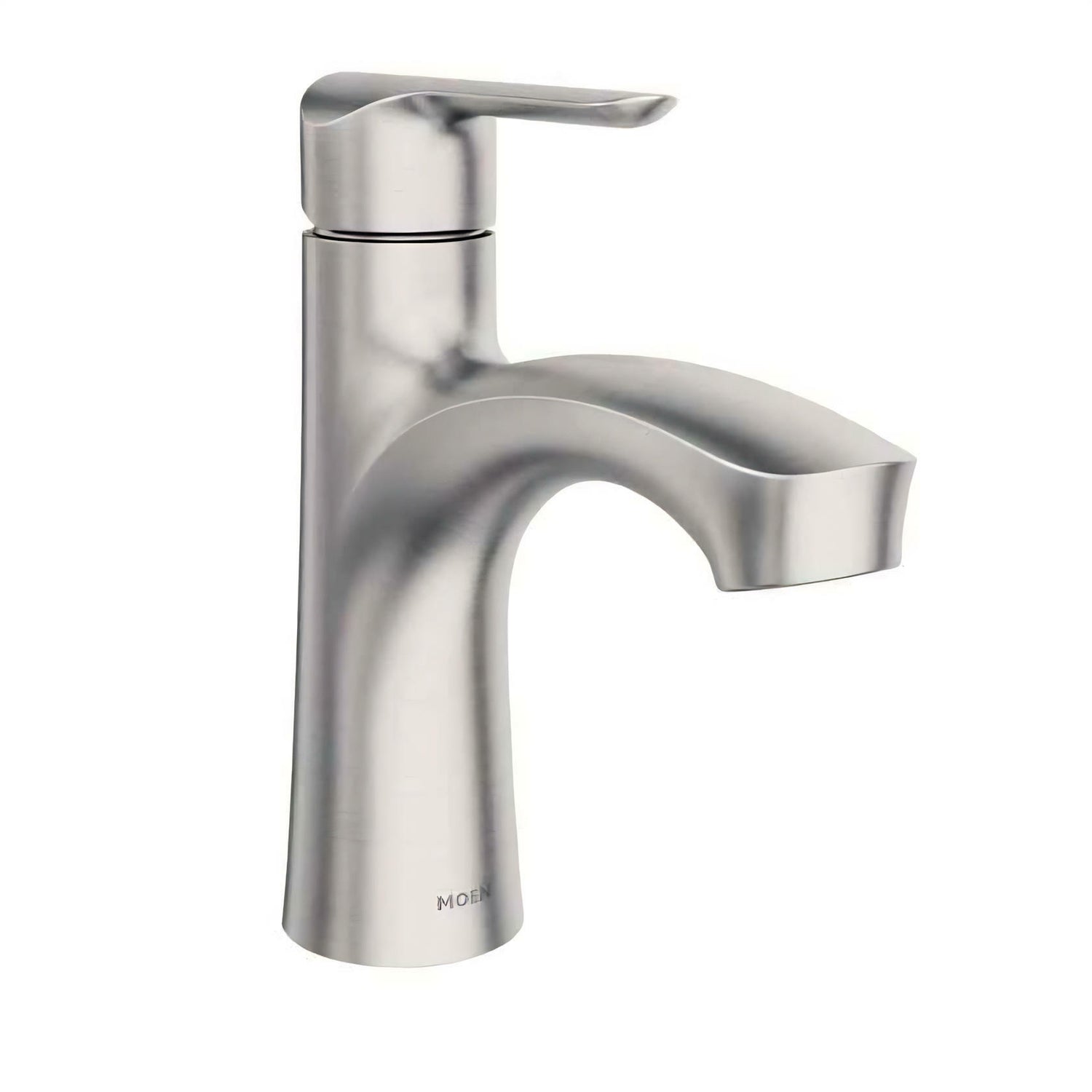MOEN Findlay 84516SRN Single-Handle Single-Hole Bathroom Faucet in Spot Resist Brushed Nickel