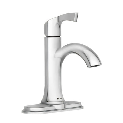 MOEN Korek 84466 Single Handle Single Hole Bathroom Faucet in Chrome