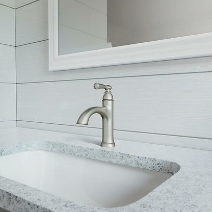 MOEN Banbury 84945SRN Single Handle Single Hole Bathroom Faucet in Spot Resist Brushed Nickel