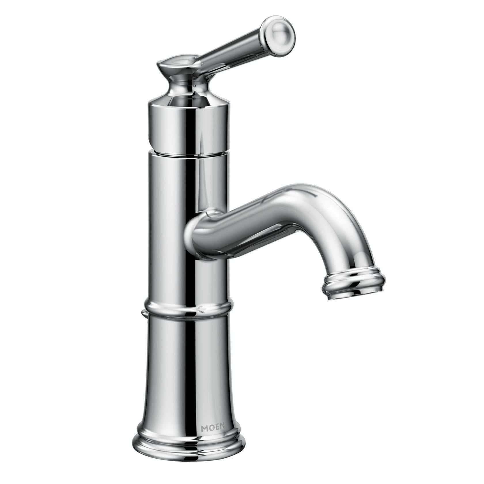 MOEN Belfield 6402 Single Hole Single-Handle Bathroom Faucet in Chrome